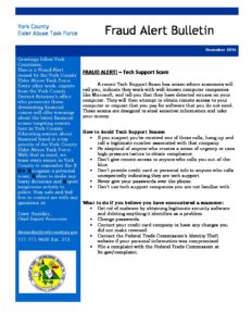 Fraud Alert – November 2016