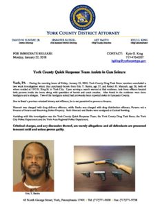 Press Release Gun Seizure 1/22/2018