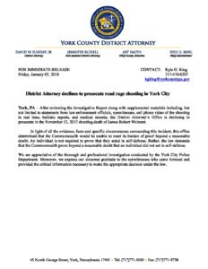 Press Release (Road Rage Shooting Nov. 2017)