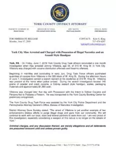 York City Man Arrested and Charged with Possession of Illegal Narcotics and an Assault Style Handgun