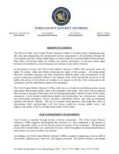 Mission Statement and Our Commitment To Diversity