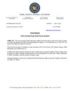 Press Release (DTF Auction - Black Friday)